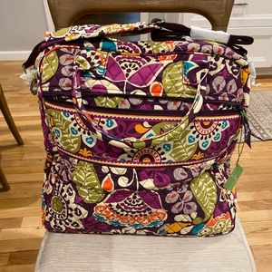 Vera Bradley Weekend Bag in Plum Crazy. NWT